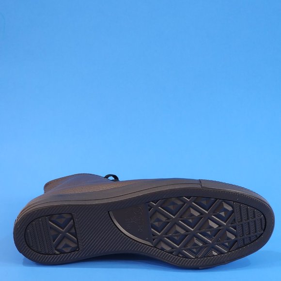 Converse CTAS Hi Velvet Brown/Black Unisex Leather Sneakers 172012C NWT - Picture 4 of 6